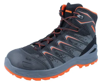Zdjęcie produktu dla LARROX Work GTX, czarne, sznurowane buty ochronne Mid S3 CI, rozmiar 45