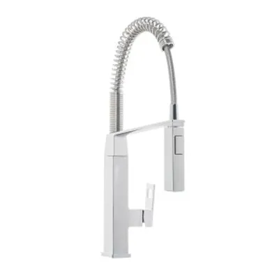 Obrázek produktu pro GROHE Eurocube, Standardní, Chrom, Kov, Páková rukojeť, Samostarný, 1/2"