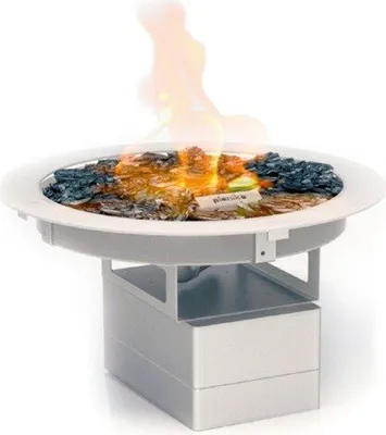 Produktbild von Planika Galio Fire Pit Insert Einbau Gaskamin mit Fernbedienung ohne Schutzglas ohne Wi-Fi