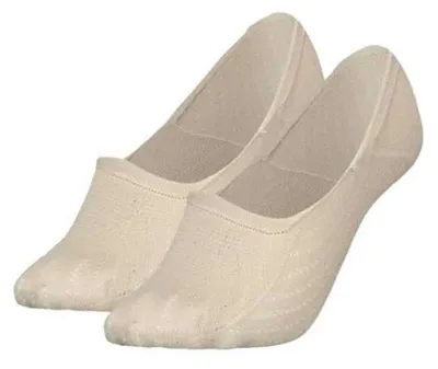 Image de Tommy Hilfiger - Chaussettes fines pour femmes (lot de 2) NA710 (39,5 EU - 42 EU) (beige)