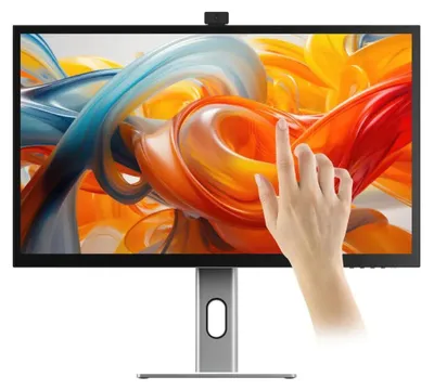 Produktbild von ALOGIC Clarity Pro, 68,6 cm (27"), 3840 x 2160 Pixel, 4K Ultra HD, LCD, 5 ms, Schwarz, Silber