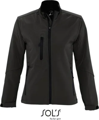 Produktbild von SOLs 46800 | Ladies Softshell Jacket Roxy - Farbe: Black - Größe: S