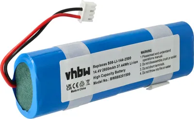 Produktbild von vhbw Akku Ersatz für Ecovacs S08-LI-144-2500 für Saugroboter (2600 mAh, 14,4 V, Li-Ion)
