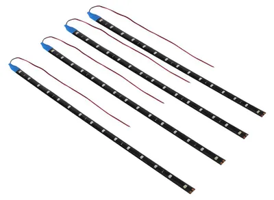 Image de Bande lumineuse flexible de 30 cm avec 15 LED, étanche, pour voiture, camion, moto