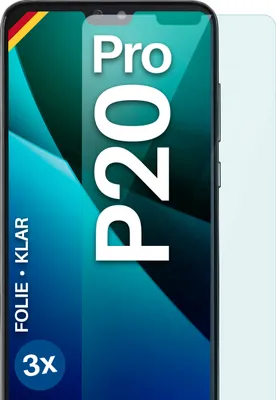 Produktbild von moex® 3x Schutzfolie kompatibel mit Huawei P20 Pro - Displayschutzfolie dünn Folie, Klar