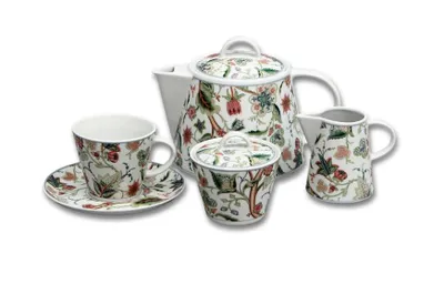 Zdjęcie produktu dla Thun 1794 Tom, zestaw do herbaty, porcelana Thun, ogrodowa, 15 d.