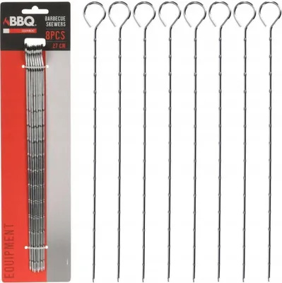 Immagine prodotto di Spiedini in acciaio per barbecue 27cm 8 pz.