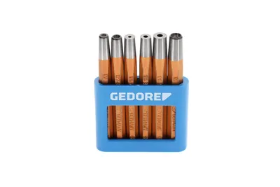 Immagine prodotto di Set di 6 pezzi di estrattori e teste per rivetti GEDORE