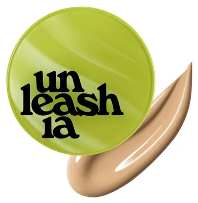 Zdjęcie produktu dla UNLEASHIA - Satin Wear Healthy-Green Cushion 22N Sienna SPF30 PA++, 15 g - Podkład w formie cushion