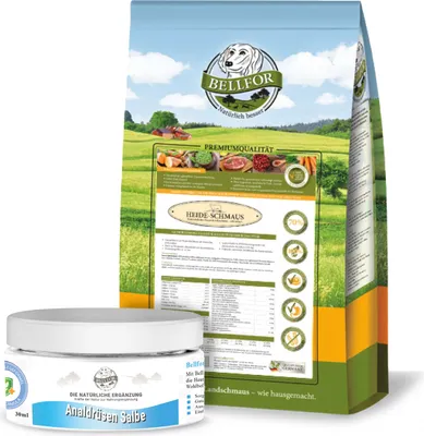Produktbild von Bellfor Futterset für mittelgroße Hunderassen mit Analdrüsenentzündung 2,530.00 g