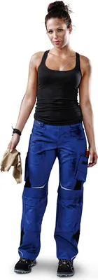Produktbild von Kübler Pulsschlag Damenhose high kbl.blau/schwarz Gr. 36