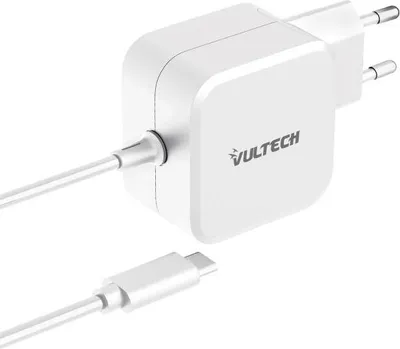 Immagine prodotto di Vultech AU-67WTC Alimentatore Universale Type C Tecnologia GaN Bianco
