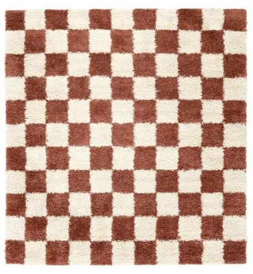 Produktbild von Moderne Teppich - 200 x 200 cm - Mittelhochflor - Wohnzimmer/Schlafzimmer