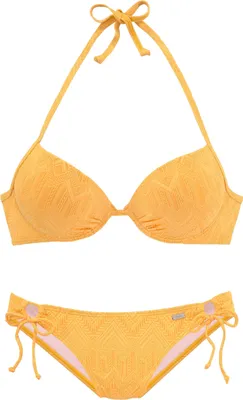 Produktbild von Buffalo Push-Up-Bikini gelb Größe 42 Cup C