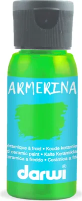 Produktbild von Darwi 4x Kalte Keramikfarbe, Flasche 50ml, Flaschengrün Glasgrün DA0380050642C