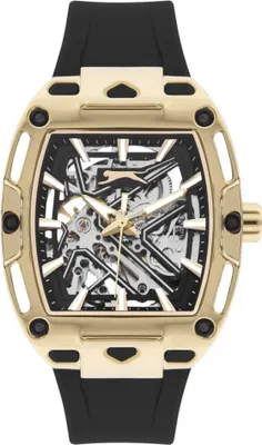 Produktbild von Herrenuhr SLAZENGER SL.09.2270.1.05 schwarz Fashion Skeleton.