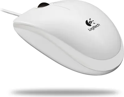 Immagine prodotto di Logitech B100 Mouse ottico USB bianco OEM