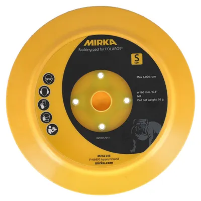 MIRKA Stützteller 160mm M4 Grip Soft für POLAROS (1 St)