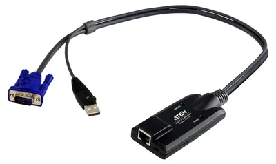 Image de ATEN Adaptateur KVM VGA USB avec prise en charge de la vidéo composite