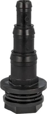 Produktbild von tecuro Durchführung 1 Zoll AG x Schlauchtülle Ø 12/19/25 mm - PP schwarz