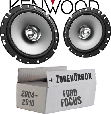 Produktbild von Lautsprecher Boxen Kenwood KFC-S1756 - 16,5cm Koax Auto Einbauzubehör - Einbauset passend für Ford Focus 2 Front - justSOUND