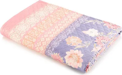 Produktbild von Bassetti Baumwolle-Tagesdecke POSILLIPO Farbe L1 LAVENDEL Größe 265x255 cm