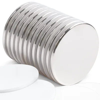 Obrázek produktu pro Extra silné neodymové magnety s samolepicí vrstvou, rozměry 30 x 2 mm, sada 12 kusů