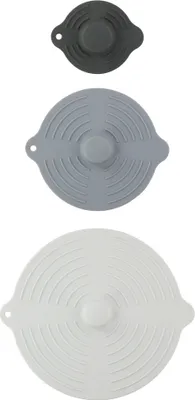 Produktbild von alpina Silikon Deckel Set - 3-teilig - ⌀12/20/28 CM - Silikon
