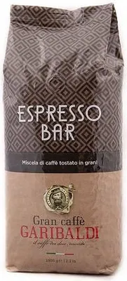 Produktbild von Garibaldi | Espresso Bar - 1 kg - Intensiver Robusta - Klassischer italienischer Kaffee - Rainforest Alliance