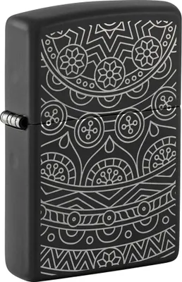 Produktbild von Zippo Feuerzeug Ornament Design, Mandala Stil, Windproof, Lebenslange Versprechen