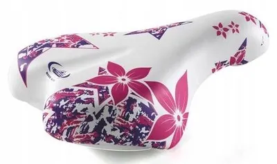 Produktbild von Selle Monte Grappa Magic Girl Kinder-Fahrradsattel rosa-weiß
