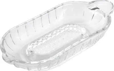 Produktbild von metaltex Küchenreibe/Apfelreibe aus Glas transparent