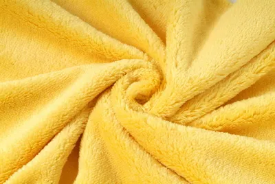 Obrázek produktu pro Coral cosy fleece žlutá, látka, metráž / 50cm