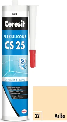 Obrázek produktu pro Ceresit Sanitární silikon CS 25 melba, 280 ml