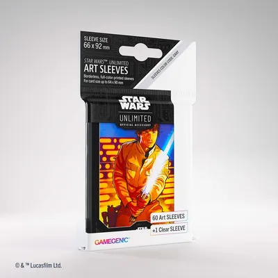 Zdjęcie produktu dla Star Wars: Unlimited Luke Skywalker Art Sleeves