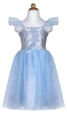 Immagine prodotto di Great Pretenders Abito da principessa blu con paillettes, 5-6 anni