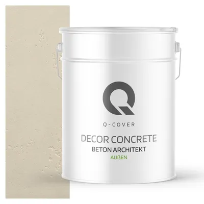 Produktbild von Beton Architekt 15 Kg 10 m2 Hellbeige  15 kg 10m2 | Dekorativerputz | Kellepnputz | Gebrauchsfertige Betonmasse Betonoptik Dekoratives Beton Außen