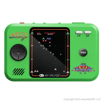 Zdjęcie produktu dla My Arcade GALAGA Pocket Player Pro, Wielobarwny, D-pad, 6,98 cm (2.75"), 3,5 mm, USB/bateria, AA