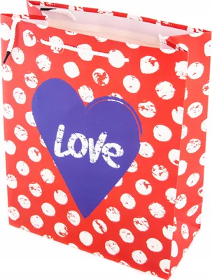 Zdjęcie produktu dla Torba Prezentowa Walentynki 26X32Cm Różne Wzory