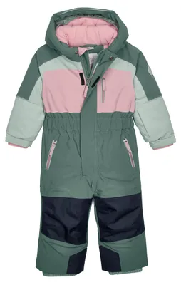 Productafbeelding van first instinct van killtec. Kinder ski-overall/sneeuwpak met capuchon, voorzien van "Grow-Up" verstelbare elementen