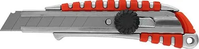 Image de Couteau Strend Pro 18 mm, a lames sécables, avec molette, Alu/plastique