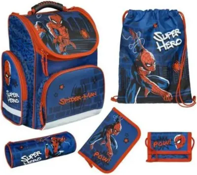 Produktbild von Spiderman Schule Set - 5 Delig