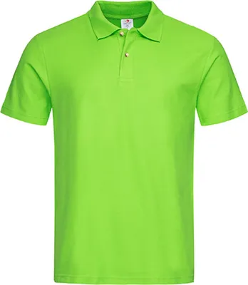 Immagine prodotto di Stedman ST3000 | Polo da uomo-Piqué 100 - Colore: Verde Kiwi - Taglia: XXL
