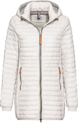 Produktbild von Camel Active - Damen Steppjacke mit abnehmbarer Kapuze (320080-4E50), Größe:38, Farbe:Pearl (66)