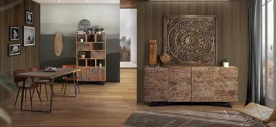 Immagine prodotto di Tavolo da pranzo in legno di acacia "Yakarta", 76 cm x 180 cm x 90 cm Giner y Colomer