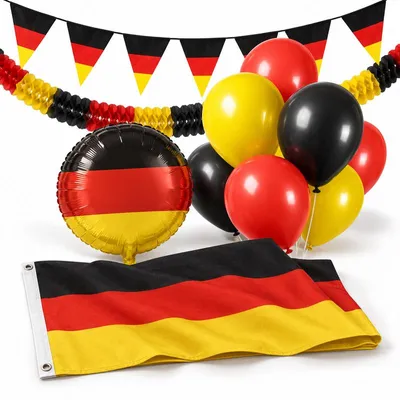 Produktbild von Deutschland Fußball Weltmeisterschaft Deko Set Party