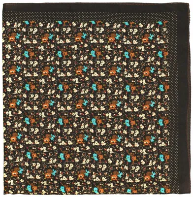 Produktbild von Szaleo Meadow Chusty Damen Dunkelbraun Blumenmuster
