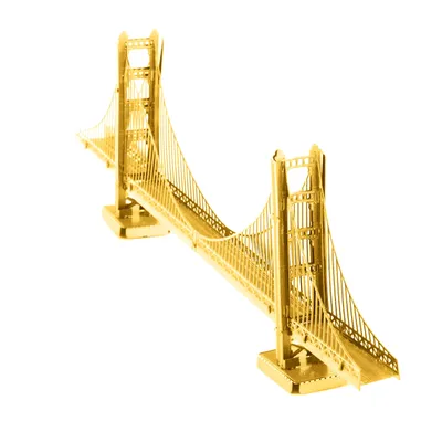 Image de METAL EARTH Puzzle 3D Golden Gate Bridge (or)