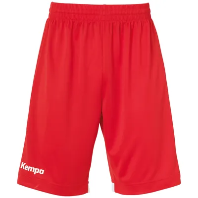 Produktbild von Kempa PLAYER LONG SHORTS, rot/weiß
