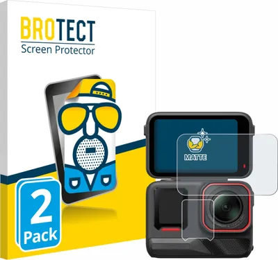 Produktbild von 2x BROTECT Schutzfolie für Insta360 Ace Pro 2 Displayschutz Displayschutzfolie Folie Matt Entspiegelungsfolie